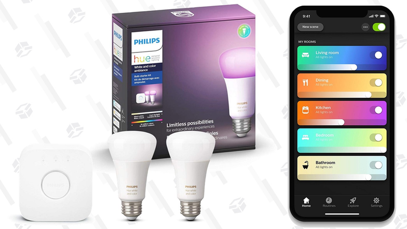 Pack Philips Hue con dos luces | $100 | AmazonGráfico: Shep McAllister